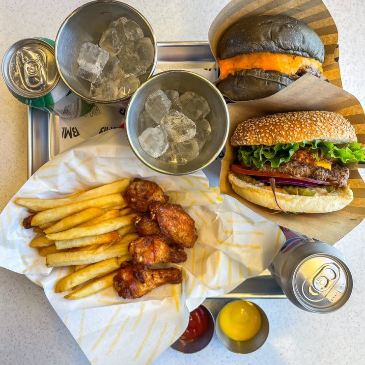  범계역맛집 | 블랙마스터버거 롯데백화점 평촌점 수제버거 추천