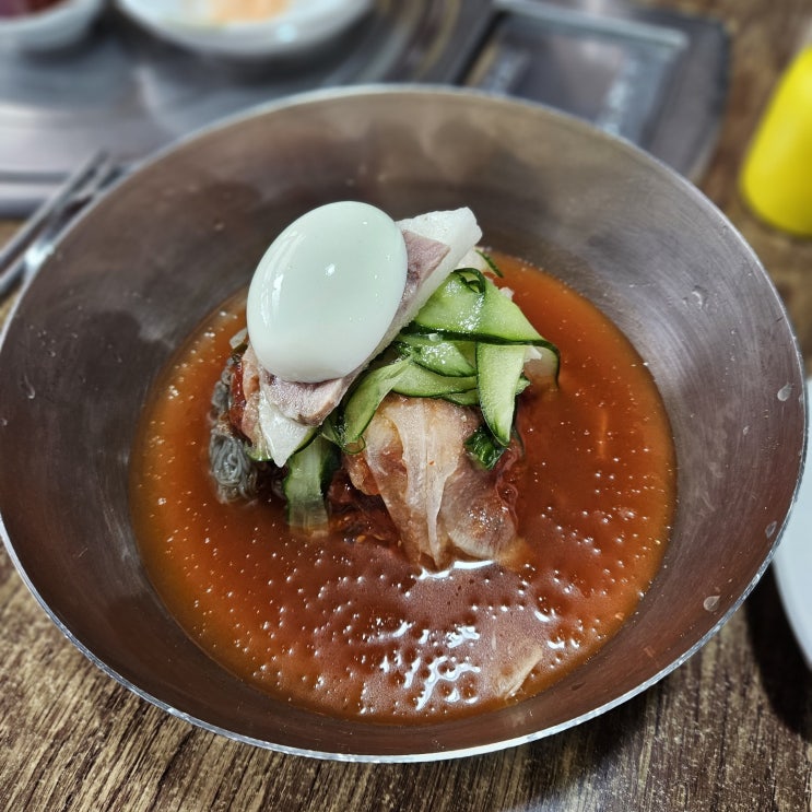  울산 삼산 맛집 : 식초 겨자 없어도 간이 딱 맞는 함흥냉면 맛집 신촌면옥