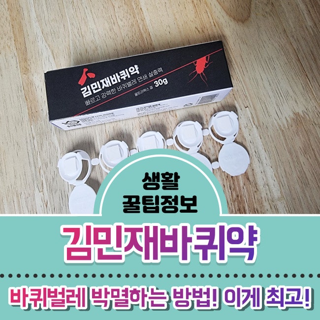 바퀴약추천하는 김민재바퀴약, 바퀴벌레박멸방법 이게 최고!
