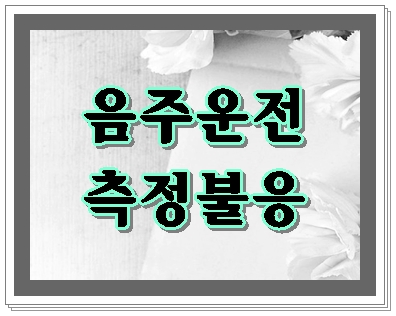  음주운전 측정불응 반성문 탄원서 나를 위한 일이기에