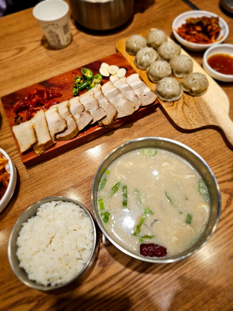  구미 옥계맛집 현풍닭칼국수옥계점 닭곰탕 수육 세트 추천
