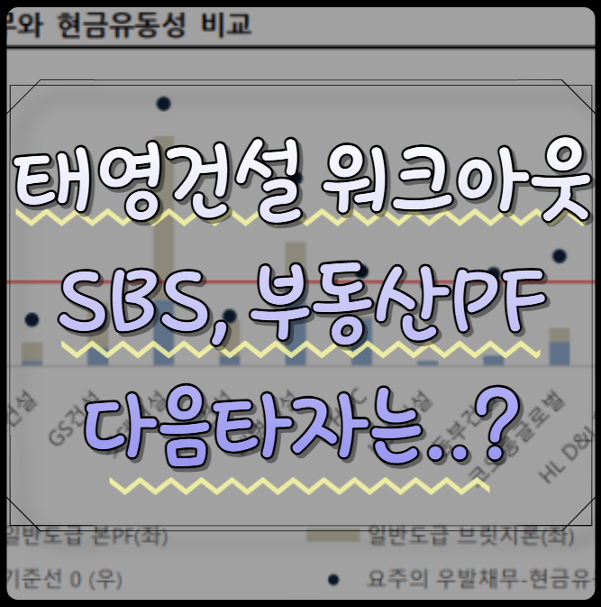 태영건설 워크아웃과 SBS, 부동산PF