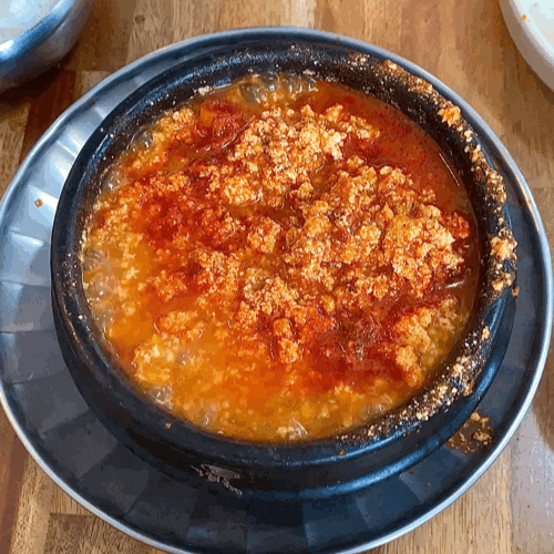  제주 신해바라기분식 한라대점 인생 순두부찌개 먹고 옴