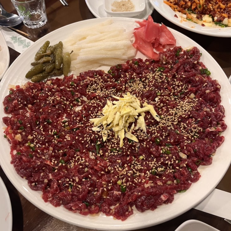  대구 북구 우와생고기육회 생고기 육회 탕탕이 맛집