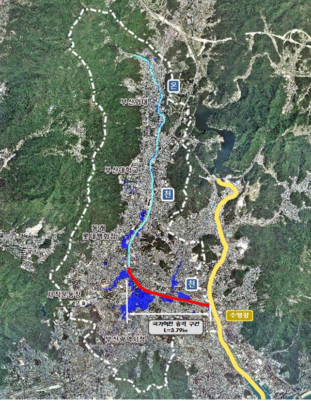 부산 대표 도심<b>하천</b> 온천천, <b>국가하천</b>으로 <b>승격</b>!
