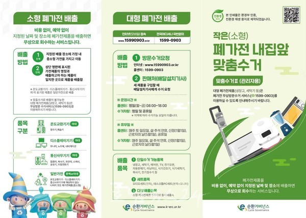  광양시, 전남 최초 중소형 폐가전제품도 이젠 무료로 배출한다