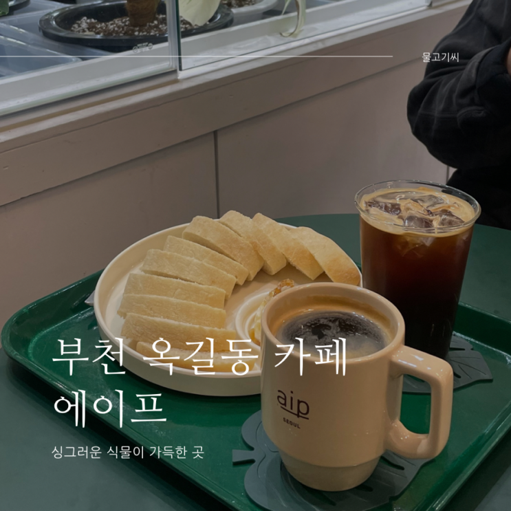  부천 옥길동 카페 에이프 카이막 맛집(애견동반가능)