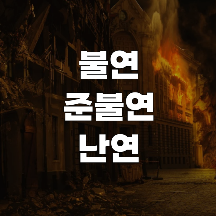  내화자재 "난연, 준불연, 불연재료"의 차이점