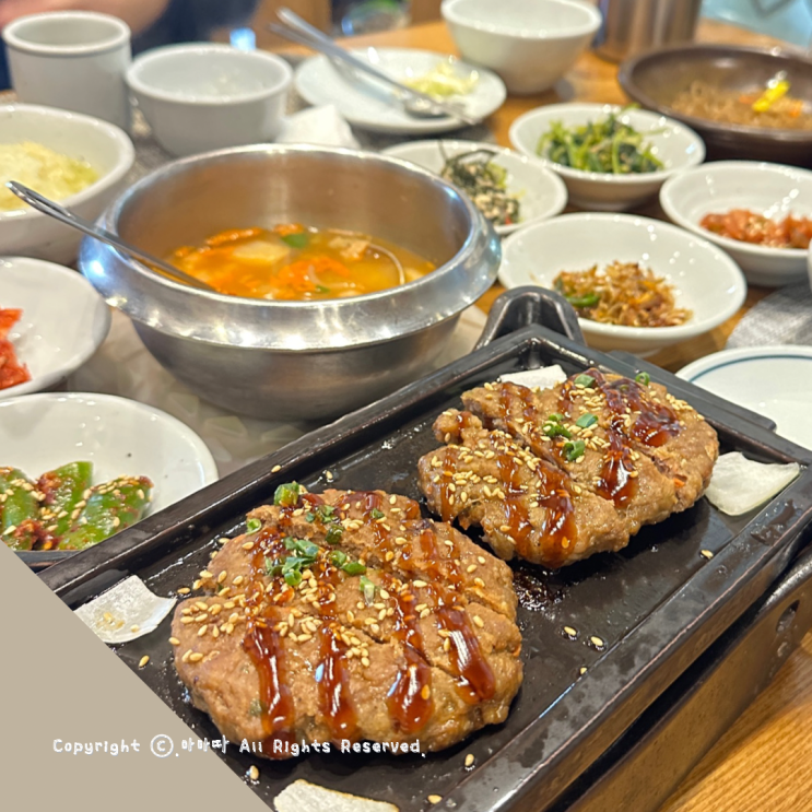  김포한정식맛집 남도의뜰 보리굴비 떡갈비 한상