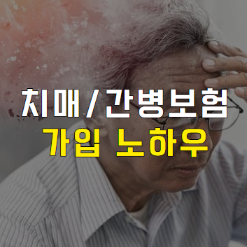 간병보험 및 치매보험 나이, 보험료, 보장기간, 가입 노하우 간병보험 및 치매보험 나이, 보험료, 보장기간, 가입 노하우