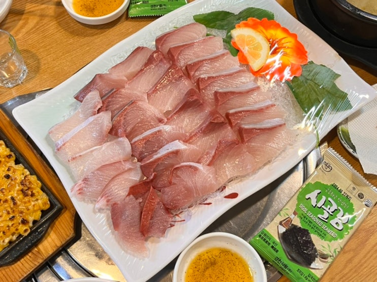  [가산 가산디지털단지 금천구] 활어회 방어 새우 스끼다시 맛집 다도해수산