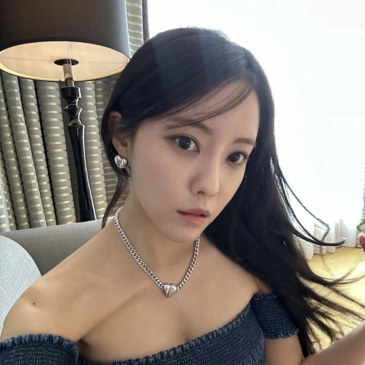  효민 에스실 SSIL 하트 체인 목걸이 가격 정보