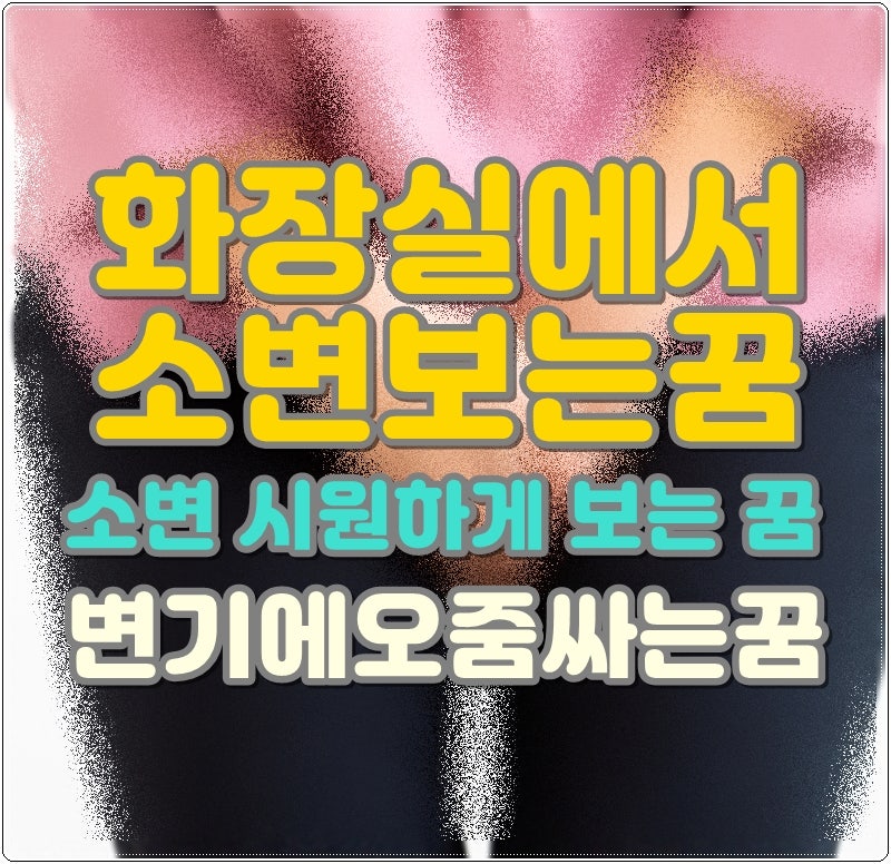 화장실에서소변보는꿈 소변 시원하게 보는 꿈 변기에오줌싸는꿈