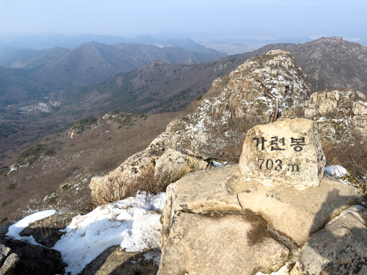  [BAC100] 두륜산(#032), 최단 코스(오소재, 오심재, 노승봉, 가련봉 정상)