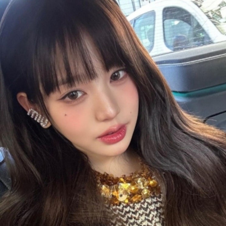  아이린, 아이유, 장원영 시스루뱅 여자 앞머리 펌 이미지