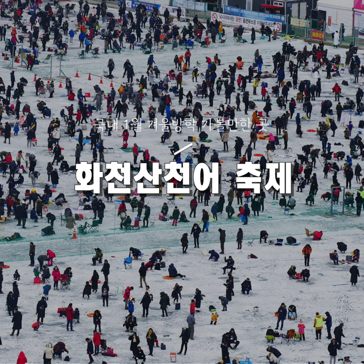  [국내 1월 겨울방학 가볼만한 곳] 2024 화천산천어축제 기본정보