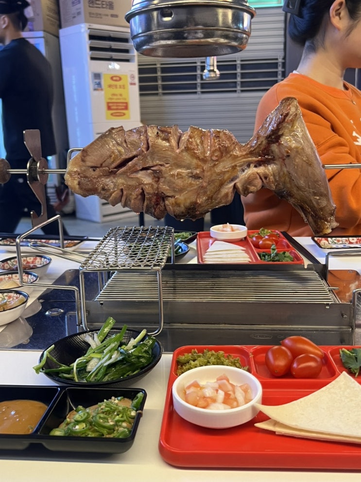 부산 경성대맛집 통양다리구이와 꿔바로우 양고기맛집 극추천 웨이양