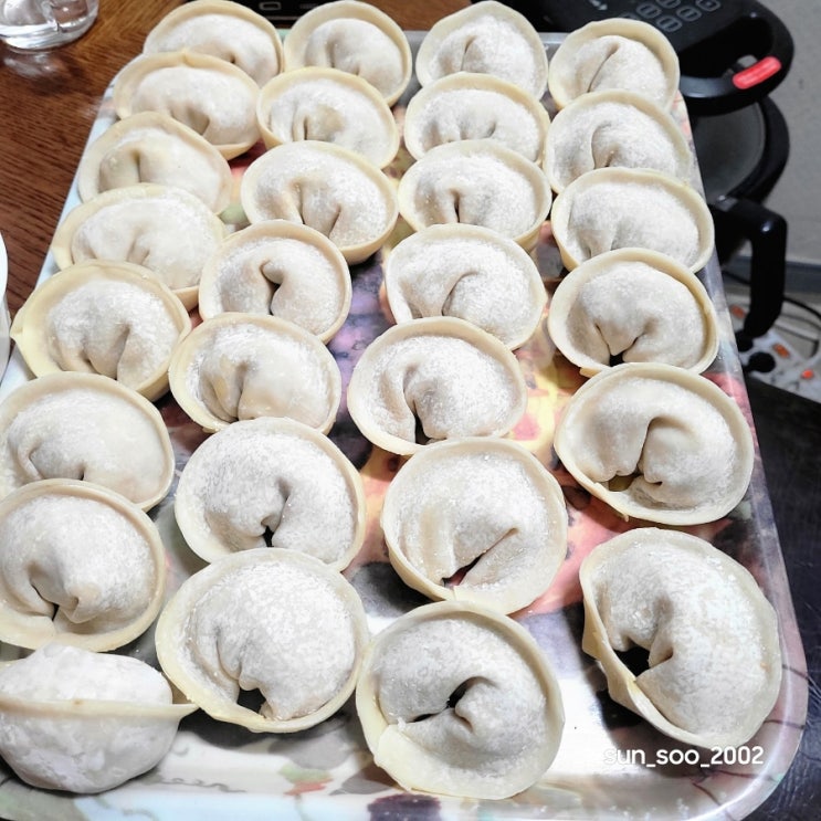  김치만두 만들기 유쾌한 김치 만두속 만들기