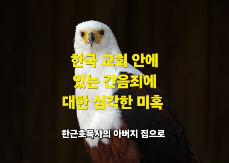 한국 교회 안에 있는 간음죄에 대한 심각한 미혹