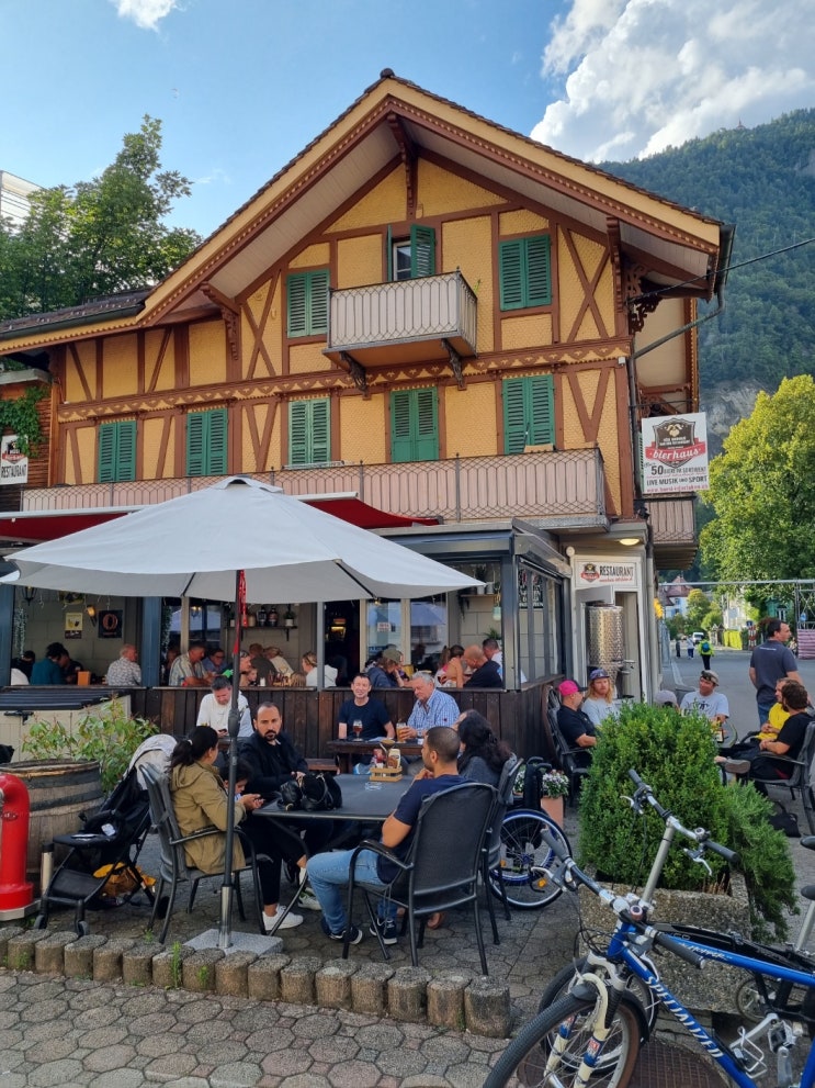 인터라켄 맛집[스위스/인터라켄/Husi Bierhaus]