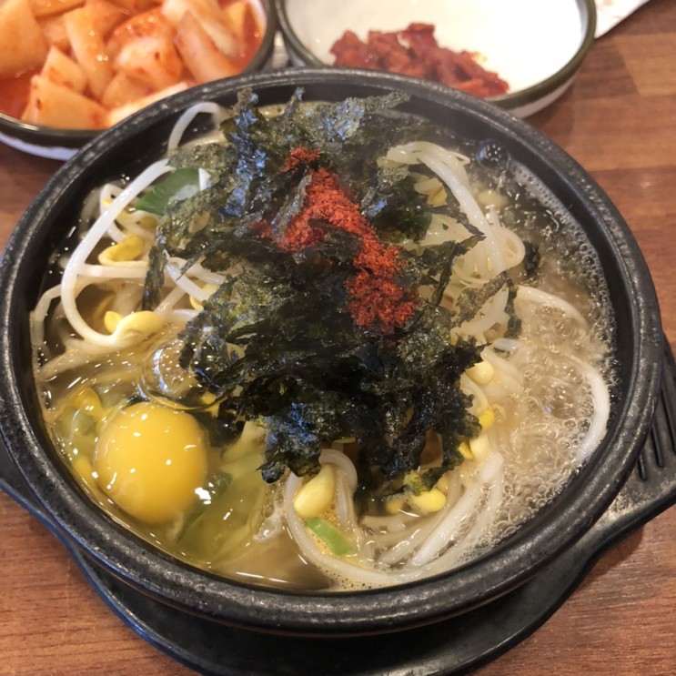 인천논현역 맛집 24시한방전주콩나물국밥 6000원 가성비 미침