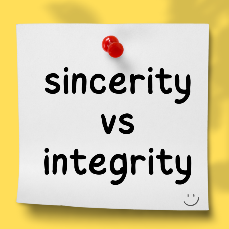 sincerity, integrity 어떻게 다를까요?
