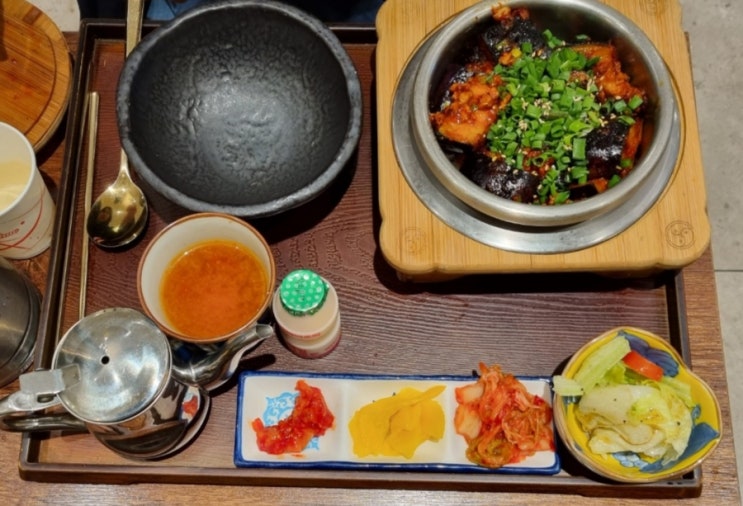  수원광교맛집[담솥 광교아브뉴프랑점/가지솥밥/전복솥밥]