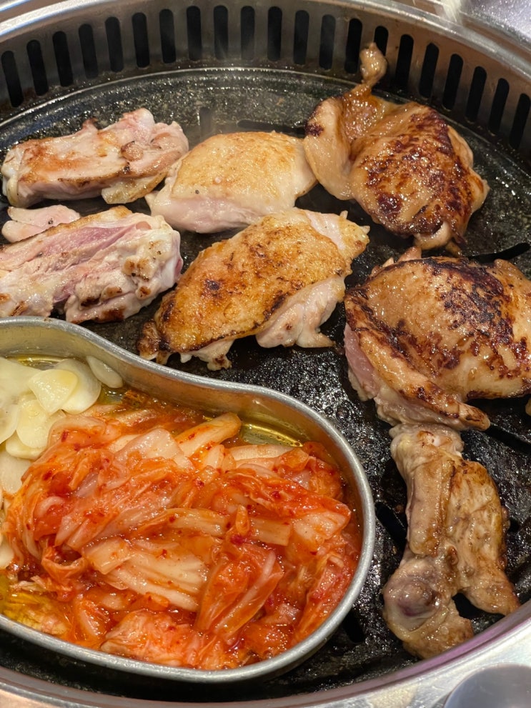 시흥 배곧 숯불 닭갈비 무제한 맛집 사계진미