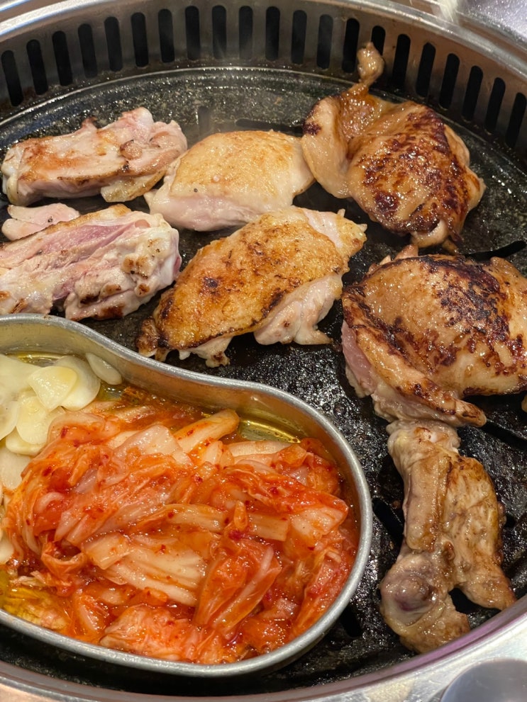  시흥 배곧 숯불 닭갈비 무제한 맛집 사계진미