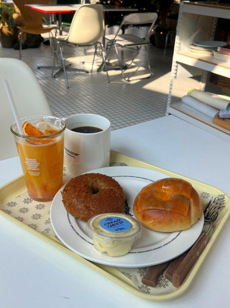  [대구/중구/대봉동/경대병원역/김광석거리] 햇살 맛집 베이글 맛집: 선데이 베이글 마켓