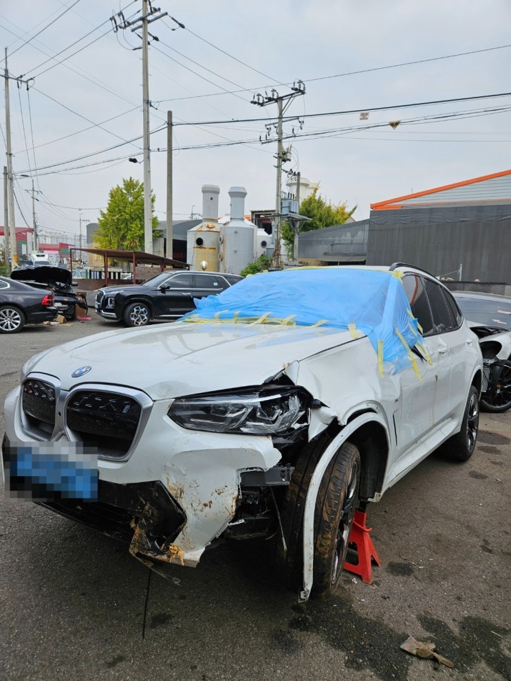 bmw 미수선 자차 보험 대물수리 전문  자차도 미수선 가능합니다!!