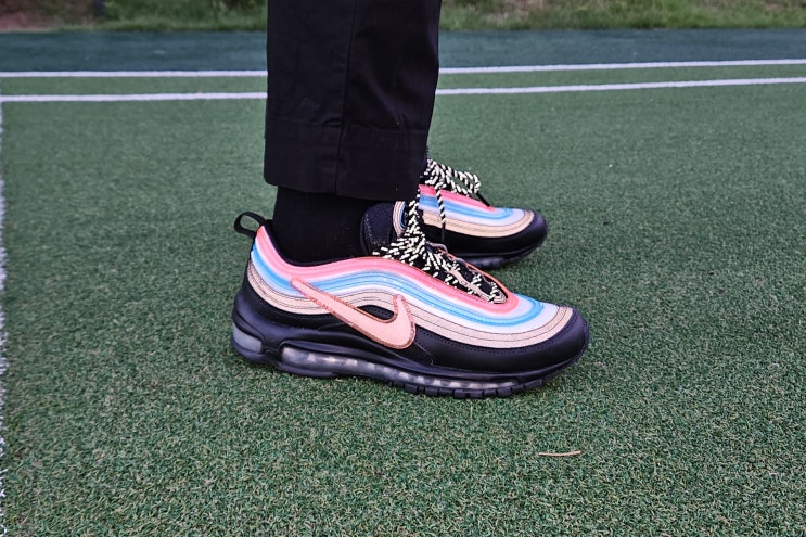  나이키 에어맥스97 네온 서울_디자인 스토리, 디테일, 사이즈, 정가품_NIKE AIR MAX97 NEON SEOUL