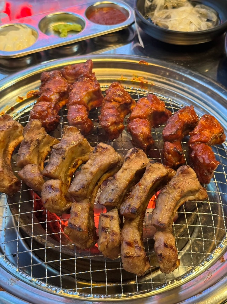  [모란 | 감성쪽갈비] 숯불 향 가득한 쪽갈비 맛집