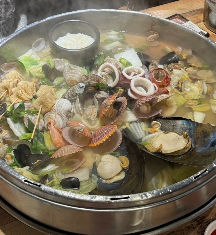  구로디지털단지 맛집 택이네 조개전골 양 많은 구디 조개