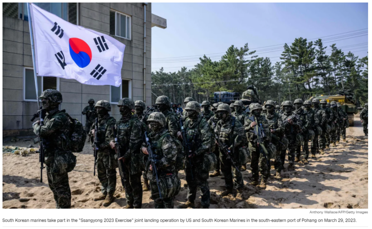  한국 군대의 새로운 적