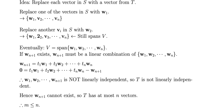  [선형대수학] 5.3 선형 독립과 차원 (Linear Independence and Dimension)