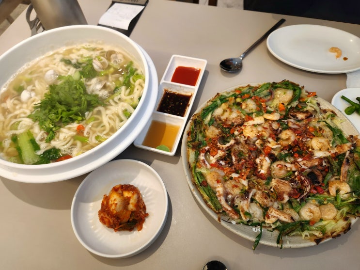  [서울/성수] 해물 가득한 파전과 칼국수가 땡긴다면 조조칼국수
