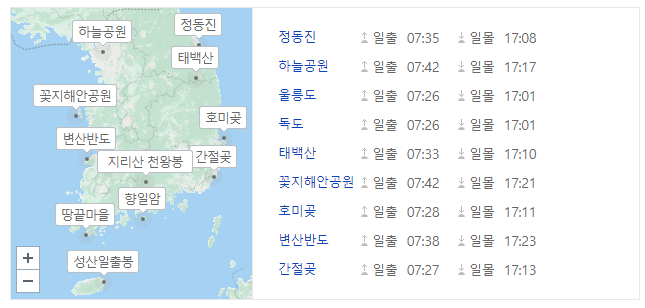  [부산PT] 31일 일몰시간 1월1일 일출시간 일출일몰시간2023 2024 일몰일출명소별시간