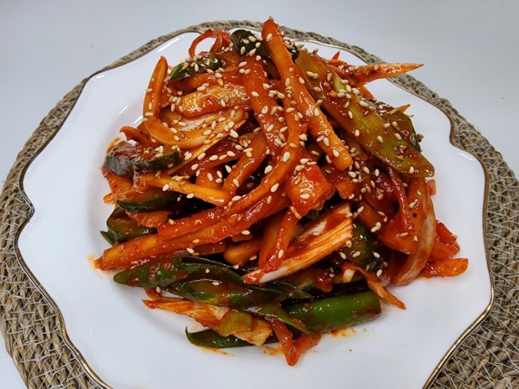  도라지 오이 초무침, 오이도라지무침 레시피  도라지 요리