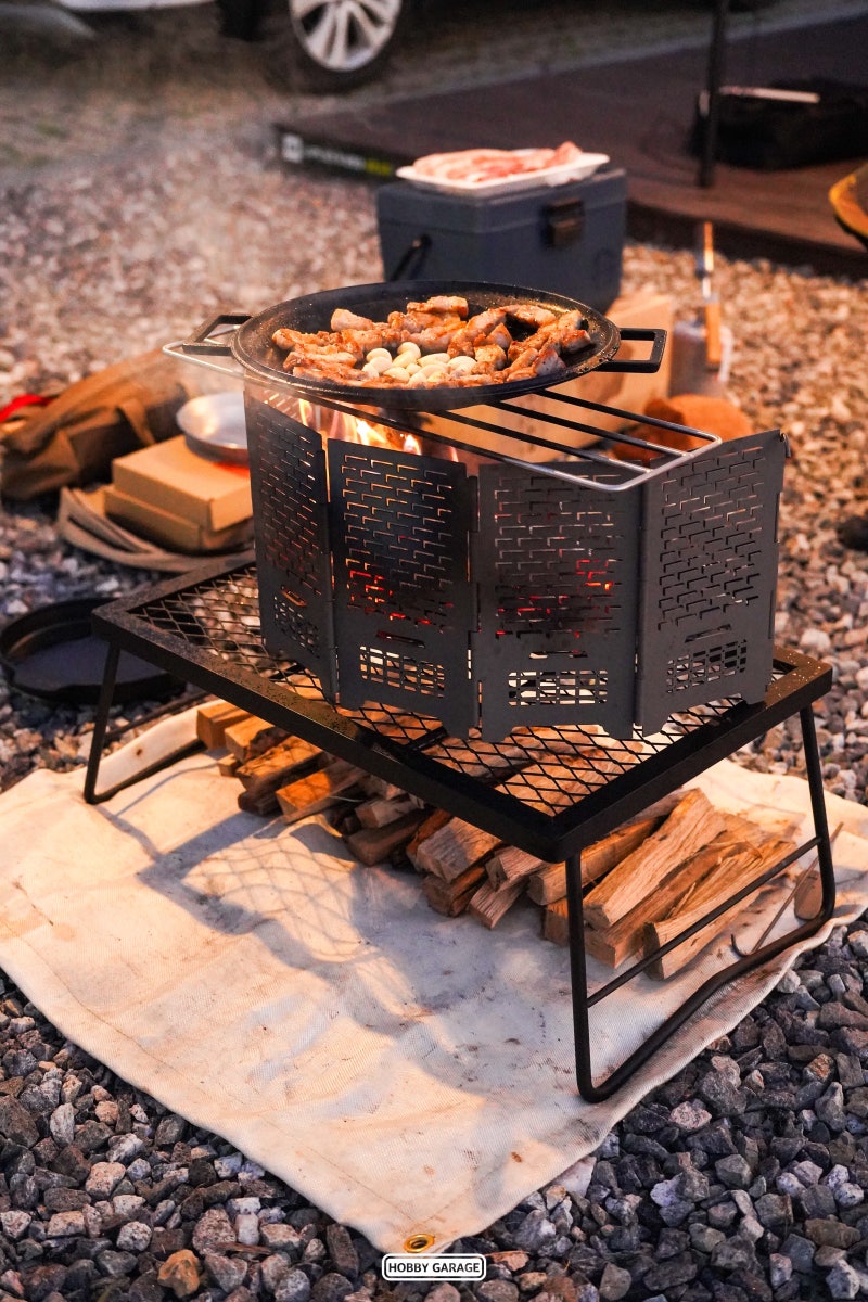 산조쿠무텐 로단 캠핑 화로대 리뷰