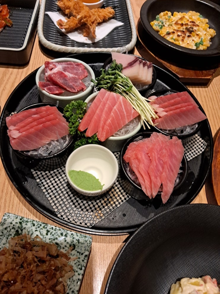 용산 맛집|오성참치 용리단길 무한리필 참치회 맛집