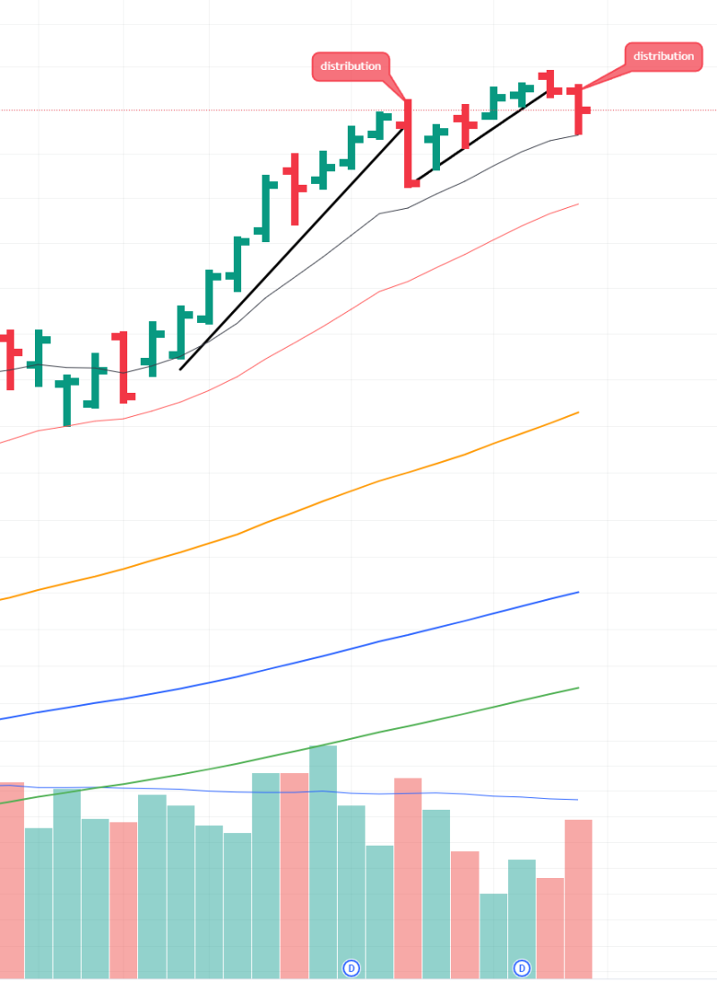 2023/12/29 매매일기. Distribution, 그리고 차트 패턴 : 네이버 블로그