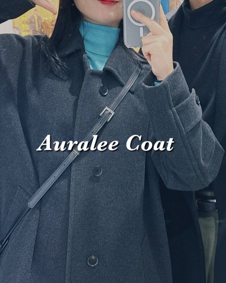 오라리 모저코트 20FW 차콜 사이즈, 핏감 솔직후기