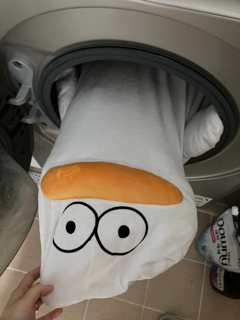카카오톡 선물하기 오둥이 모찌 바디필로우 세탁/건조 후기