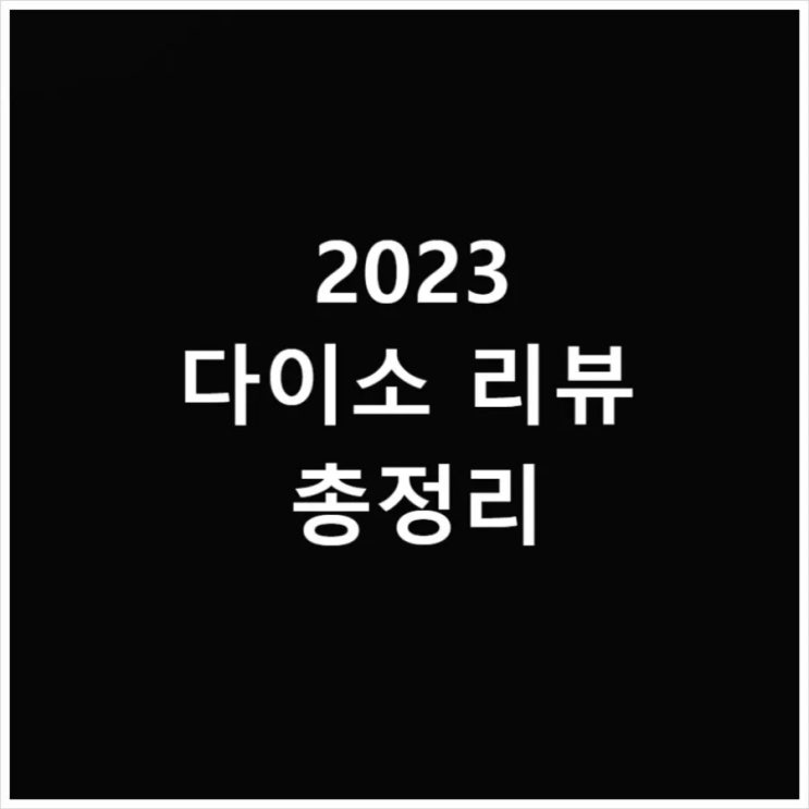 다이소_2023년도 다이소 리뷰 총정리 2편: 3개월 이상 1년 미만 사용 편