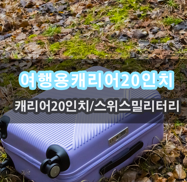  즐거운 여행 동반자 여행용 캐리어 20인치 스위스밀리터리