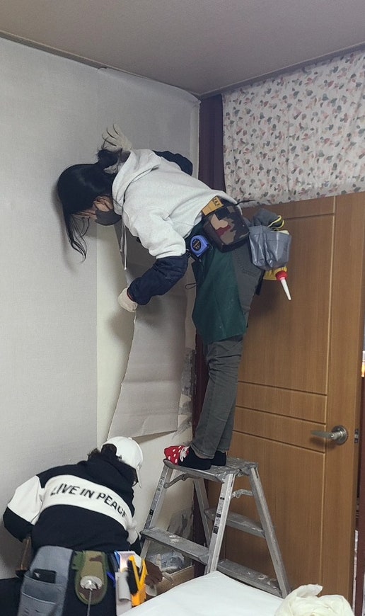  뭐라도되겠지 : 제주에서 배우는 도배!