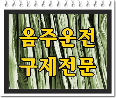  청주 행정사 음주운전 면허구제를 원한다면
