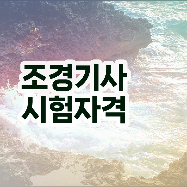  조경 기사전망 조경기사 취득 방법과 후기 정보 가득