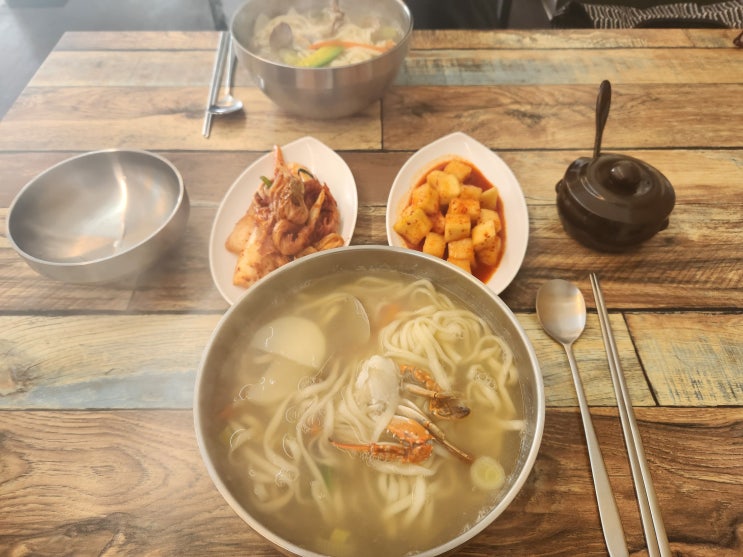  천안 신부동 칼국수 맛집 수국칼국수